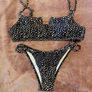 Polka Dot Bikini Set M